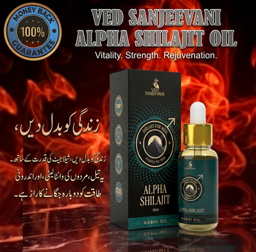 Alpha Shilajit Nabhi Oil for Men