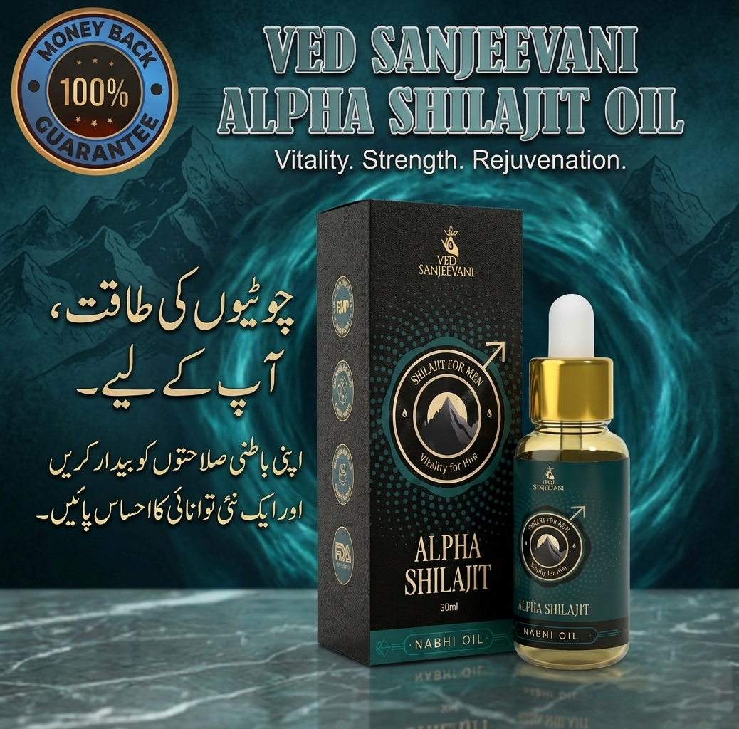Alpha Shilajit Nabhi Oil for Men