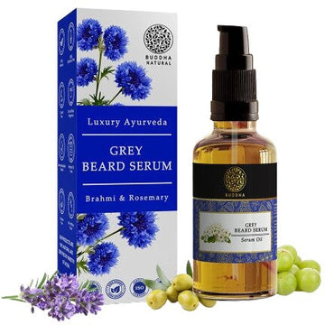 Anti Grey Beard Serum Oil - 100% Ayush Certified - For Premature Greying and Restore Natural Beard Color