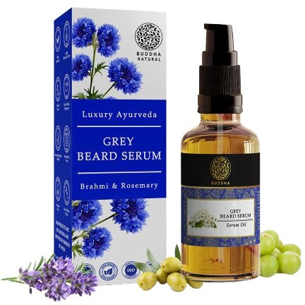 Anti Grey Beard Serum Oil - 100% Ayush Certified - For Premature Greying and Restore Natural Beard Color